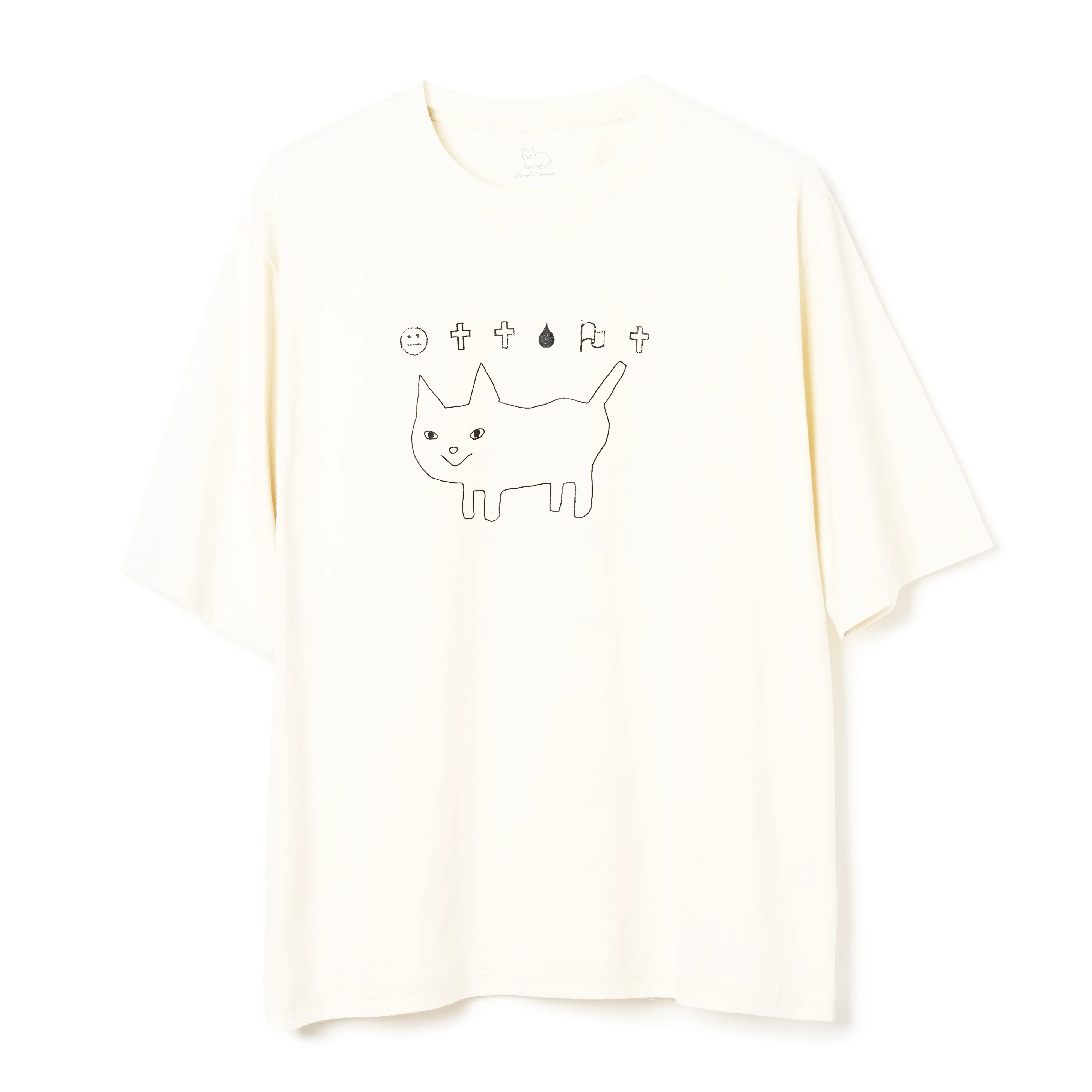 ねこ 空想ねこちゃんT 白 - KENSHI YONEZU ONLINE STORE