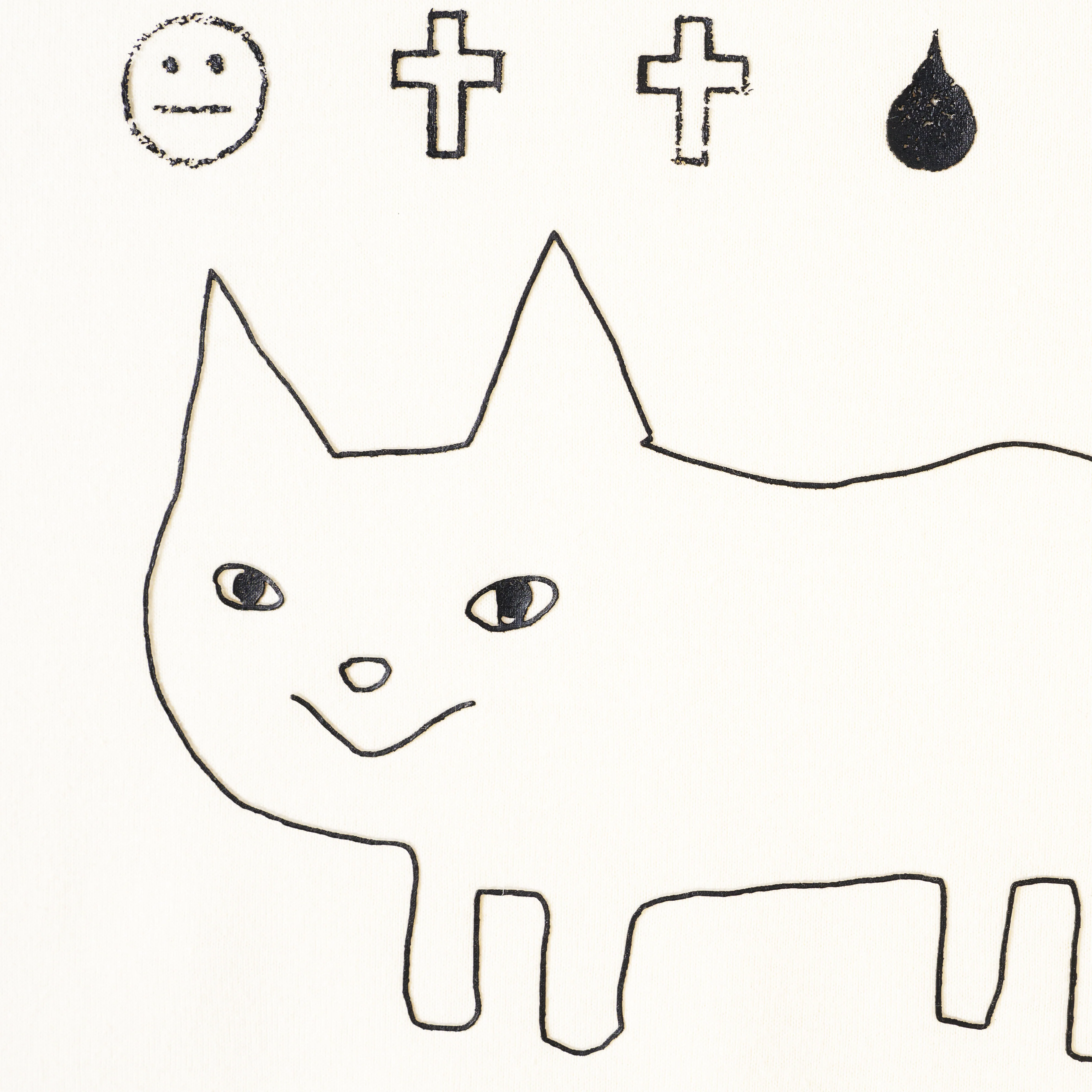 ねこ 空想ねこちゃんT 白 - KENSHI YONEZU ONLINE STORE